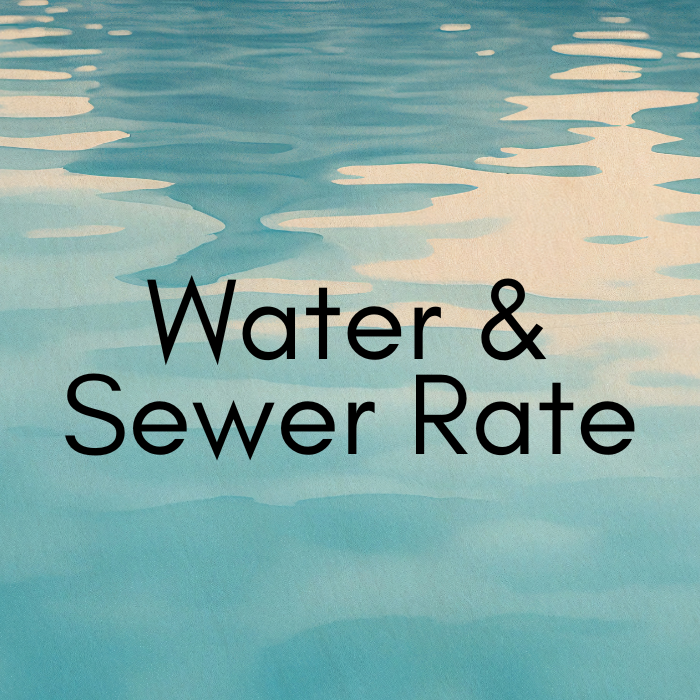 Water & Sewer Rate Info